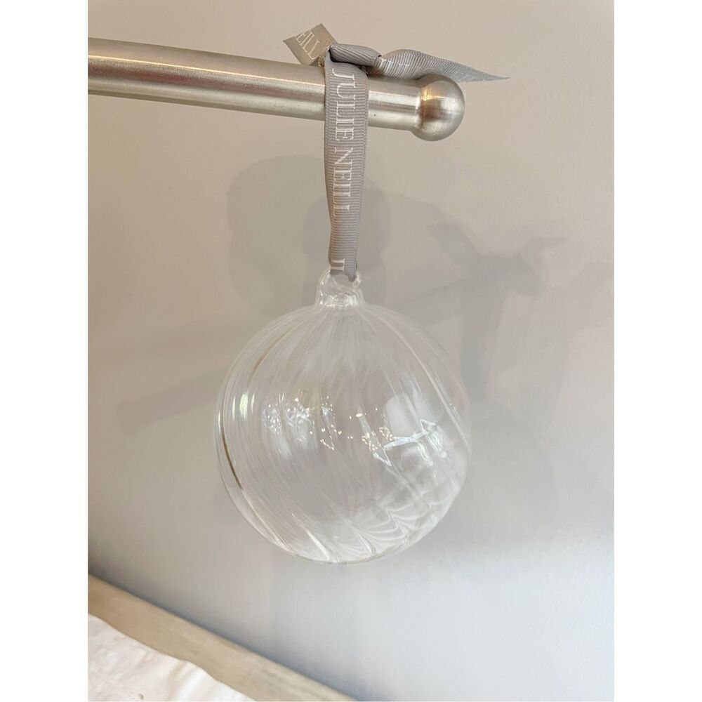 Julie Neill Glass Christmas Ornament